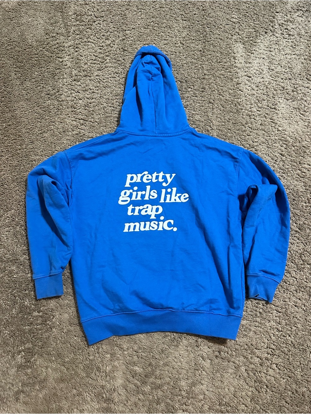 Nude Project “Pretty Girls Like Trap Music” hoodie size medium